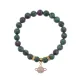 Браслет Сатурн (гармония и дисциплина) синт.камень Цоизит 8мм BS-CR-0292