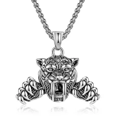 Амулет Тигр на цепочке, 2х4,5см AC259