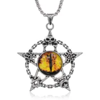 Амулет Глаз и звезда, 4,5х4,5см AC261