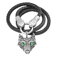 Амулет Фенрир на шнуре, 4,5х4см AC265