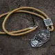 Амулет Валькнут и Фенрир на шнуре, 6х3см AC266