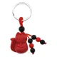 Брелок киноварь Кицунэ, пластик BK035-16