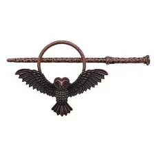 Заколка для волос (канзаши) Сова HZ091