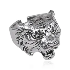 Безразмерное кольцо Тигр, 2см KL574