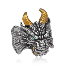 Безразмерное кольцо Дракон, 2.5см KL576