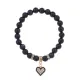 Браслет Сердце (Любовь и семейное счастье) синт.камень Синий авантюрин 8мм BS-CR-0362