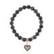Браслет Сердце (Любовь и Семейное Счастье) нат.камень Лабрадор 8мм BS-CR-0368
