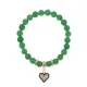 Браслет Сердце (Любовь и семейное счастье) нат.камень Нефрит 8мм BS-CR-0373