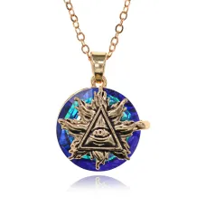 Кулон Всевидящее Око на цепочке, d.2см BJK466-02