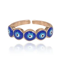 Безразмерное кольцо от сглаза, 5мм KL577