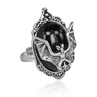 Безразмерное кольцо Летучая мышь, 3см KL580