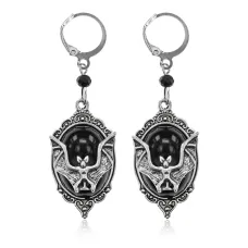 Серьги Летучая мышь, 5,5х1,75см SE310