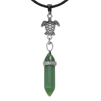 Амулет-маятник Черепаха, нат.камень Нефрит MKA-5006