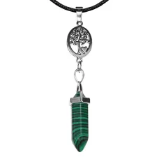 Амулет-маятник Дерево любви, синт.камень Малахит MKA-5012