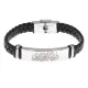 Кожаный мусульманский браслет Бисмиллях BSKR1-448