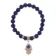 Браслет Хамса (защита от сглаза и зла) нат.камень Лазурит 8мм BS-CR-0340