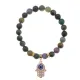 Браслет Хамса (защита от сглаза и зла) нат.камень Яшма 8мм BS-CR-0355