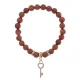 Браслет Ключ (счастье) синт.камень Корич. авантюрин 8мм BS-CR-0421