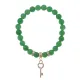 Браслет Ключ (счастье) нат.камень Нефрит 8мм BS-CR-0433