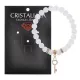 Браслет Ключ (счастье) синт.камень Сахарный кварц 8мм BS-CR-0436