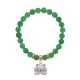 Браслет Кошка (защита, интуиция, достаток) нат.камень Нефрит 8мм BS-CR-0463