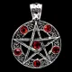 Амулет Защитная пентаграмма, металл, цвет серебр. ASV004-R