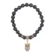 Браслет Сова (знания, счастье, успех) синт.камень Гематит 8мм BS-CR-0568