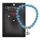 Браслет Глаз (от сглаза и порчи) синт.камень Бирюза 8мм BS-CR-0575