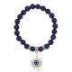 Браслет Глаз (от сглаза и порчи) нат.камень Лазурит 8мм BS-CR-0610