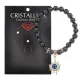 Браслет Глаз (от сглаза и порчи) синт.камень Гематит 8мм BS-CR-0628