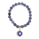 Браслет Полумесяц и Глаз (от сглаза) нат.камень Содалит 8мм BS-CR-0648