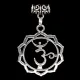 Амулет Сахасрара чакра, металл, цвет серебр. ASV016