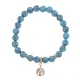 Браслет Дерево жизни (защита и развитие) синт.камень Бирюза 8мм BS-CR-0815
