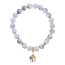 Браслет Дерево жизни (защита и развитие) нат.камень Кахолонг 8мм BS-CR-0817