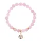 Браслет Дерево жизни (защита и развитие) нат.камень Розовый кварц 8мм BS-CR-0825