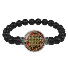 Браслет из черного агата Талисман Венеры (примирение) BSBA-226