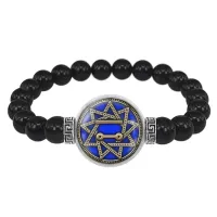 Браслет из черного агата Чертог Щуки BSBA-231