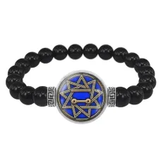 Браслет из черного агата Чертог Щуки BSBA-231