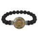 Браслет из черного агата Чертог Змея BSBA-233