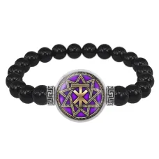 Браслет из черного агата Чертог Лося BSBA-240