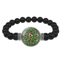 Браслет из черного агата Чертог Раса BSBA-244