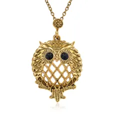 Открывающийся кулон Сова, d.3,25мм BJK467