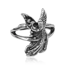 Безразмерное кольцо Жар-птица, 2см KL578