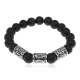 Браслет Защита от сглаза, порчи, зла, синт.камень Шунгит 10мм BSRX10-06