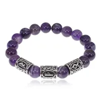 Браслет Стабильный доход, нат.камень Аметист 10мм BSRX10-08