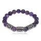 Браслет Стабильный доход, нат.камень Аметист 10мм BSRX10-08