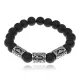 Браслет Защитный барьер, синт.камень Шунгит 10мм BSRX10-10