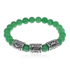 Браслет Скорейшее избавление от болезней, нат.камень Нефрит 8мм BSRX8-03