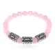 Браслет Женское счастье, нат.камень Розовый кварц 8мм BSRX8-05
