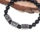 Браслет Божественная защита, нат.камень Черный агат 8мм BSRX8-07